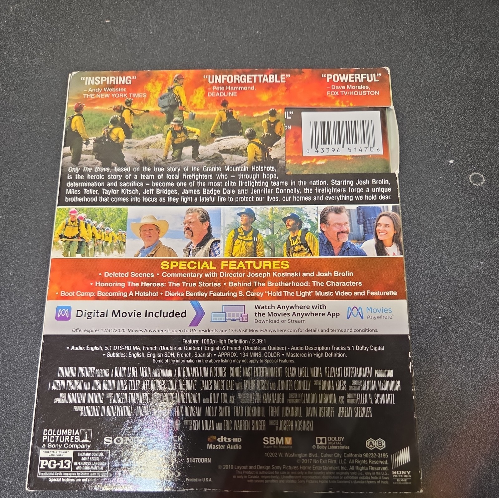 Only the Brave (Blu-ray, 2017)