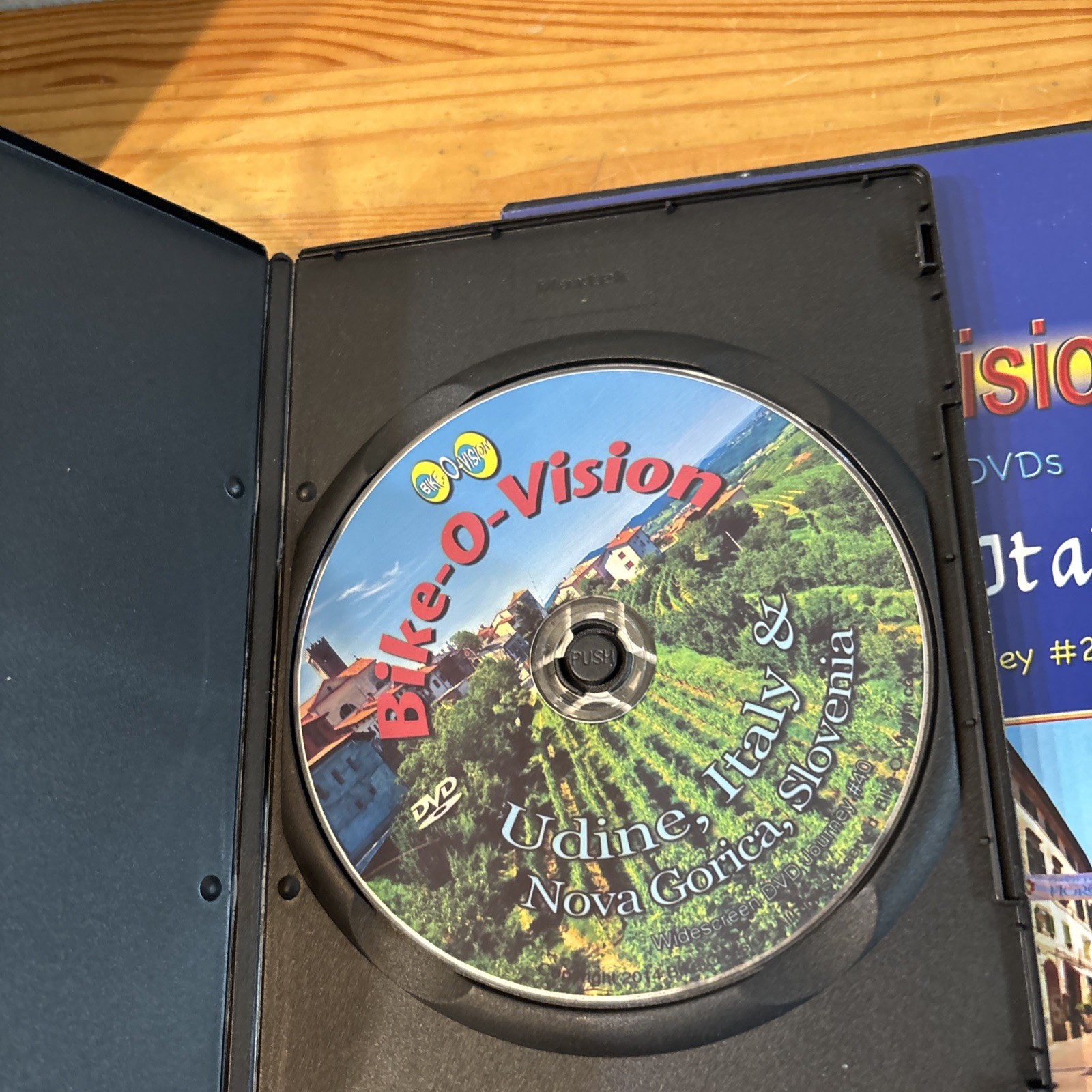 Lot of 7 Bike-O-Vision Virtual Reality DVDs Indoor Cycling Italy,Hungary & More