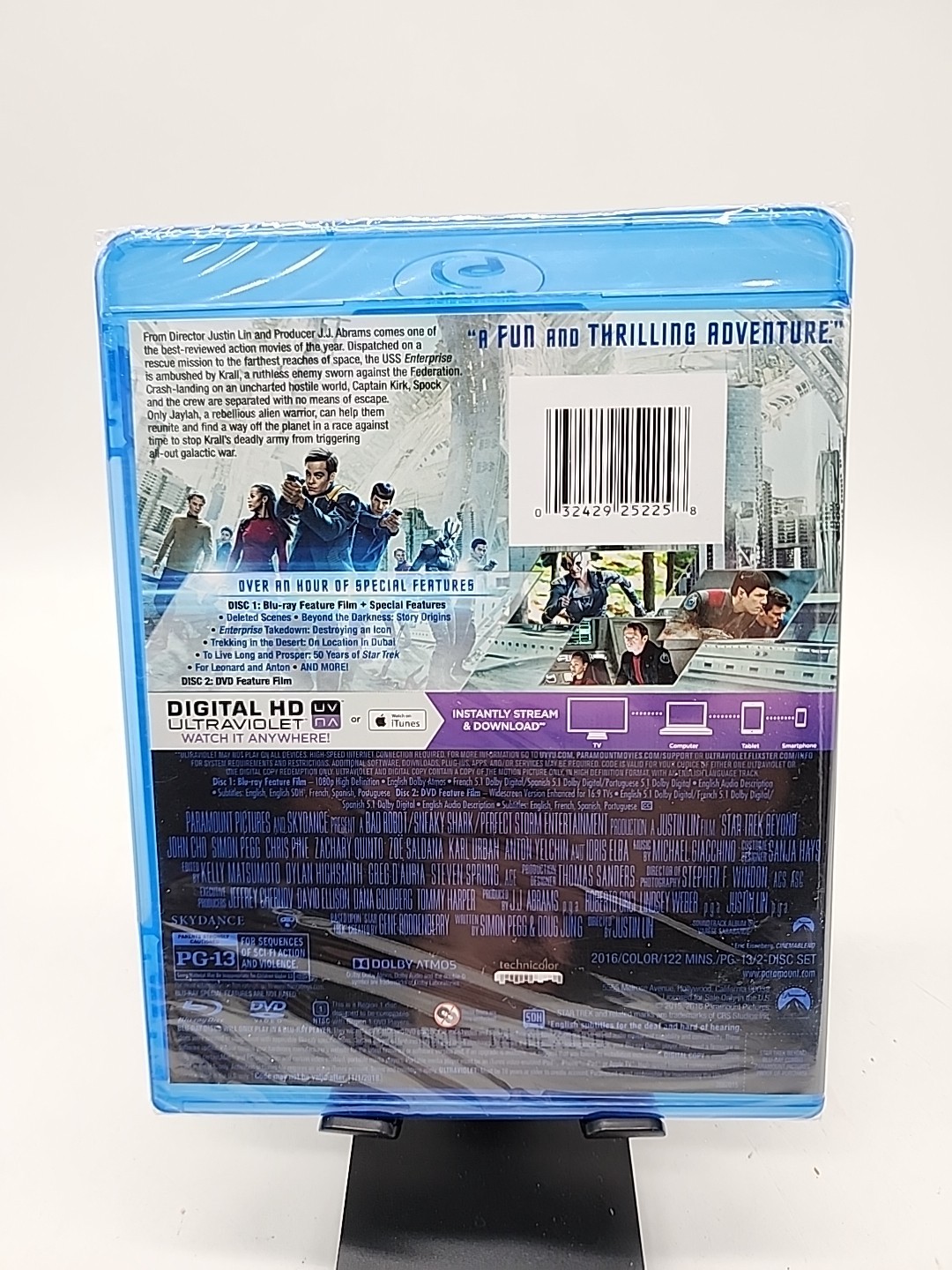 NEW STAR TREK Beyond Blu-ray/DVD 2016 Chris Pine Pg-13 J.J Abrams Zachary Quinto