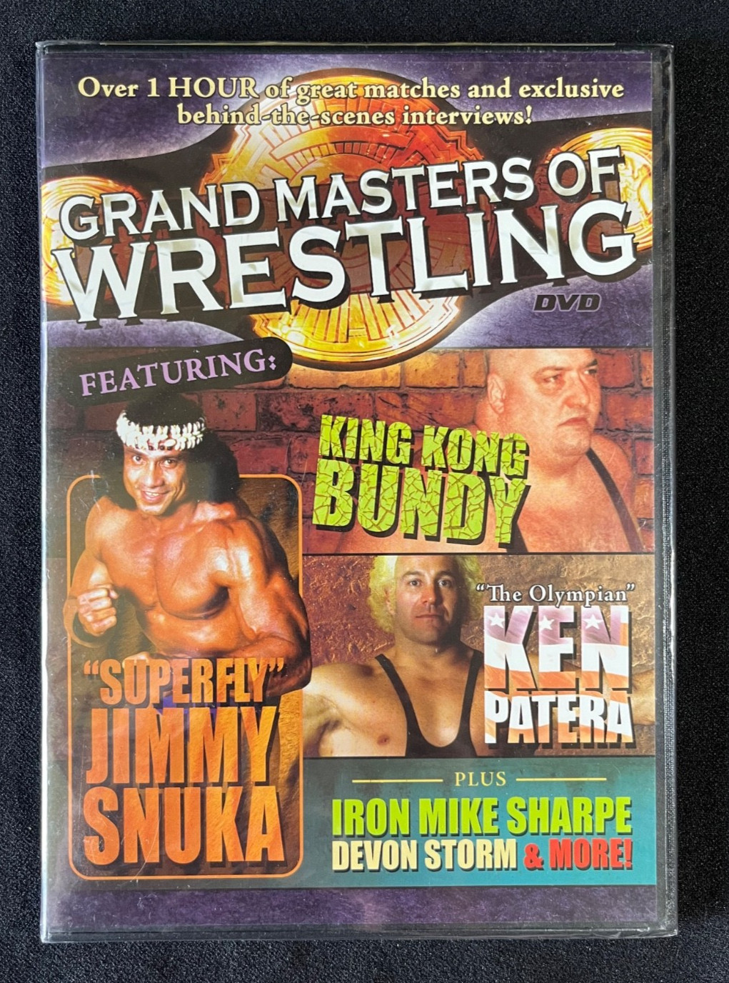 Grand Masters of Wrestling 1 & 2 DVDs + Classic Superstars Yesteryear + Booker T