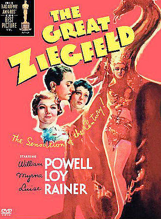The Great Ziegfeld (DVD, 1936, SNAPCASE) MYRNA LOY/ WILLIAM POWELL