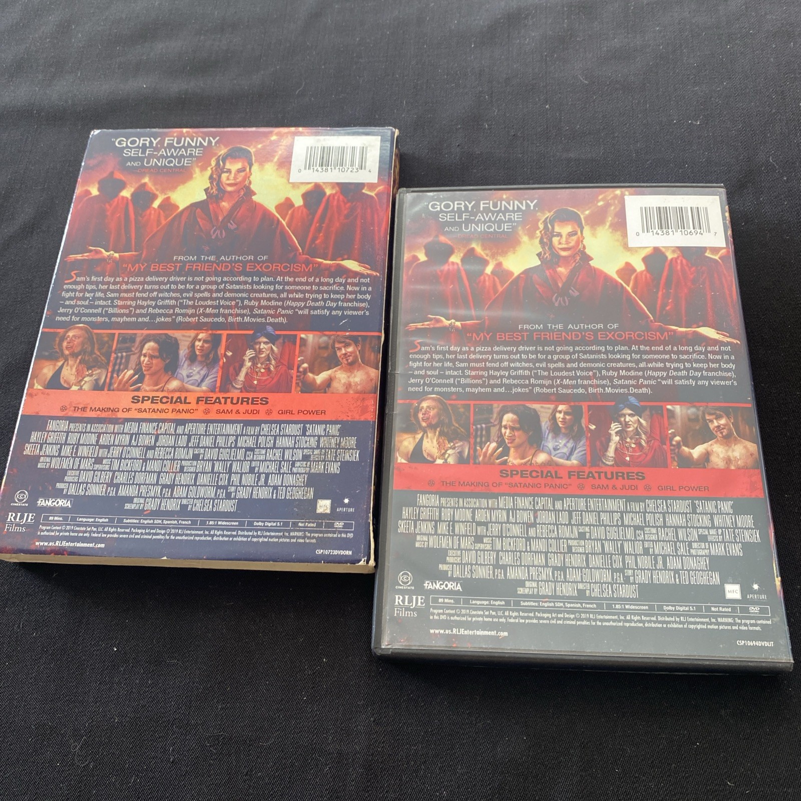 Satanic Panic DVD 2019 Comedy Horror Cult B-Movie Jerry O’Connell Rebecca Romijn