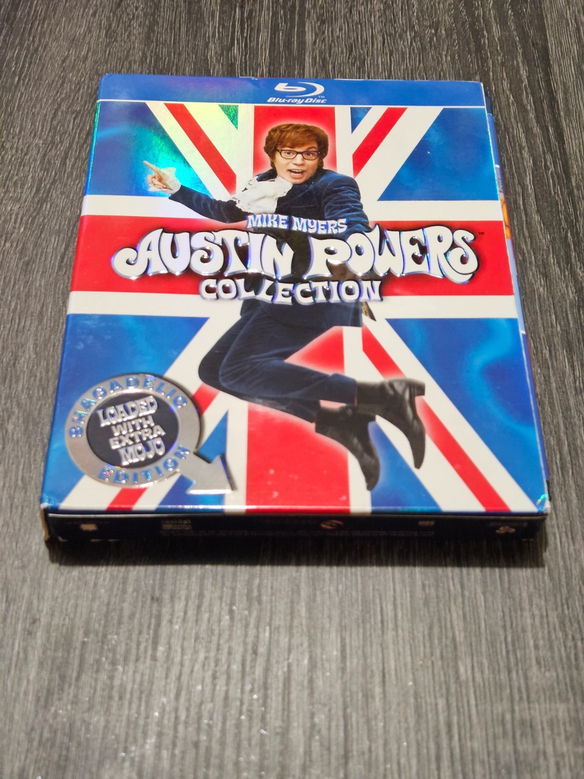 Mike Myers Austin Powers Collection (Blu-ray, 2008) 3 Disc Shagadelic Edition