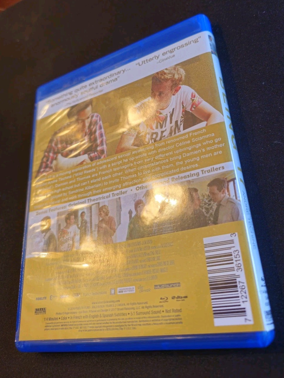 Being 17 – Blu-ray Movie André Téchiné French With English Subtitles 2016