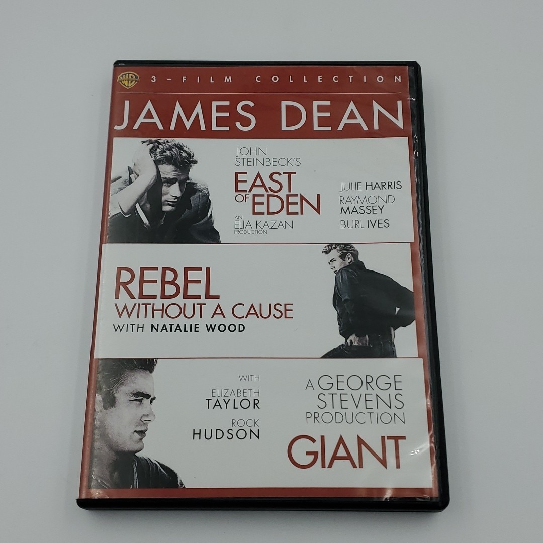 JAMES DEAN 3-Film Collection DVDs East of Eden / Giant / Rebel Without a Cause