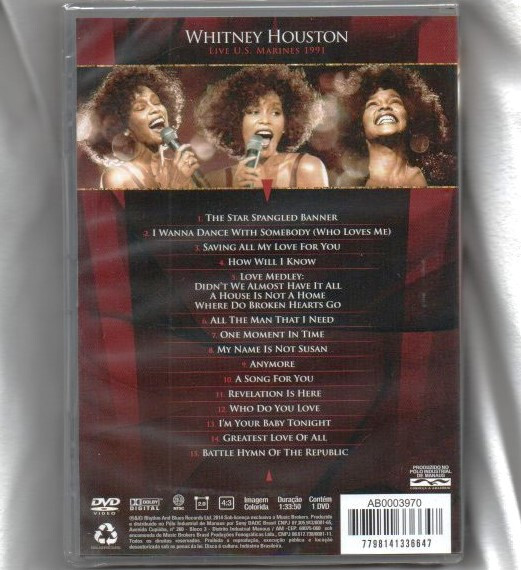 Whitney Houston DVD Brand New Sealed Rare