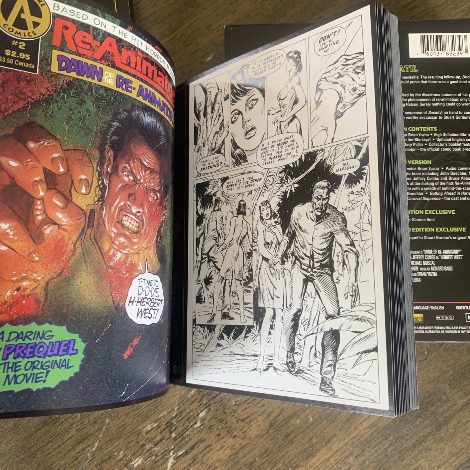 BRIDE OF RE-ANIMATOR BLU-RAY 3 DISC SET OOP ARROW VIDEO RELEASE