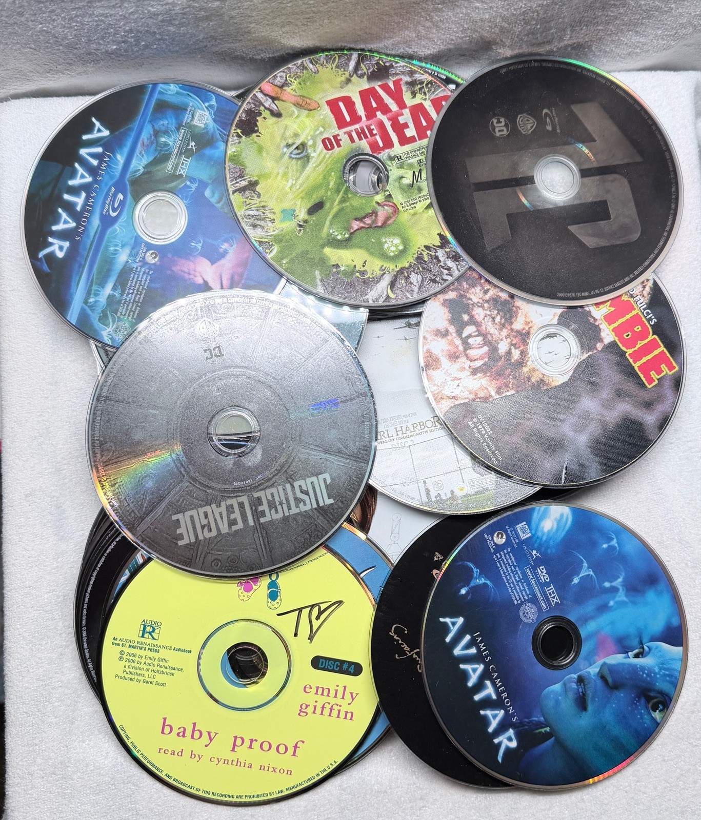 Lot Of 125+ DVDs And Blu-Ray Series/Movies Disc Only Needs Refurbished