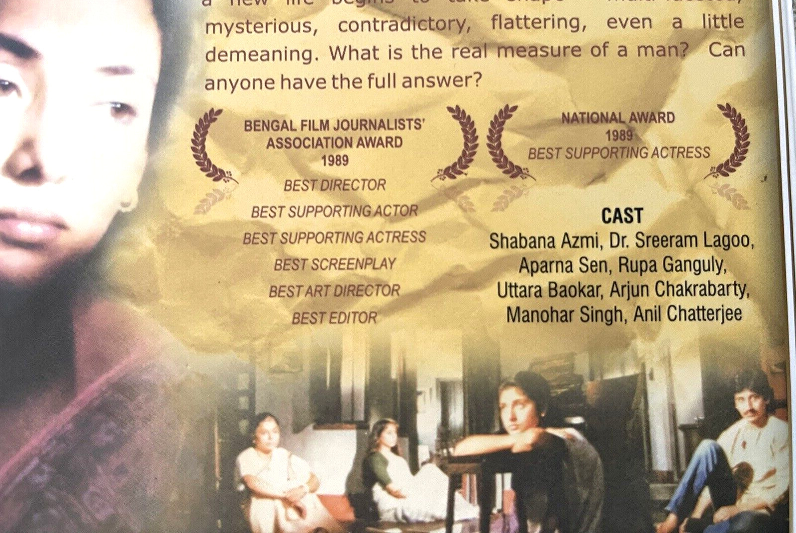 EK DIN ACHANAK 1988 DVD Color Hindi Movie By NFDC Collector’s Edtion Shabana