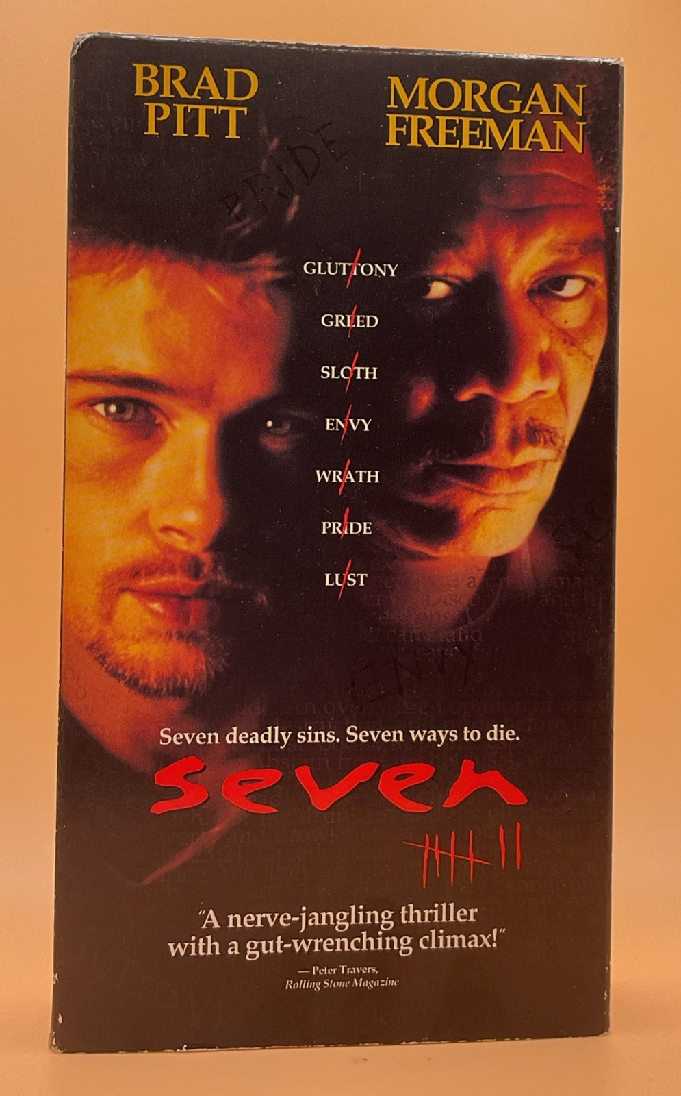 Seven VHS 1996 Brad Pitt Morgan Freeman G **Buy 2 Get 1 Free**