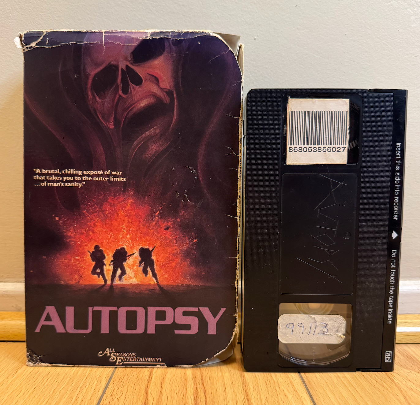 Autopsy (VHS 1973) Sick Euro Horror Sleaze Autopsia Spain Vietnam War Mondo Real