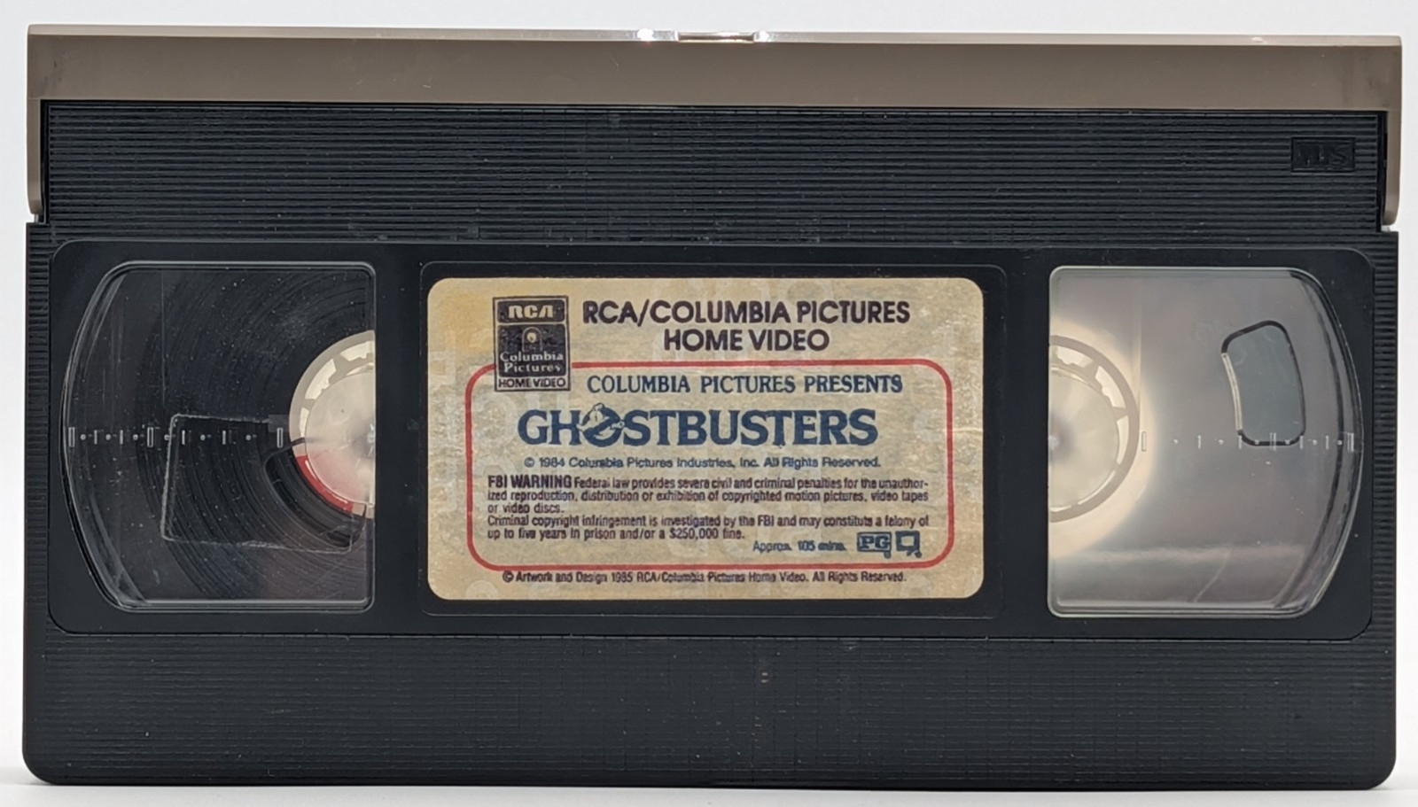 Ghostbusters VHS 1985 RCA Columbia Red Border Side Load Slipcase Vintage Tape
