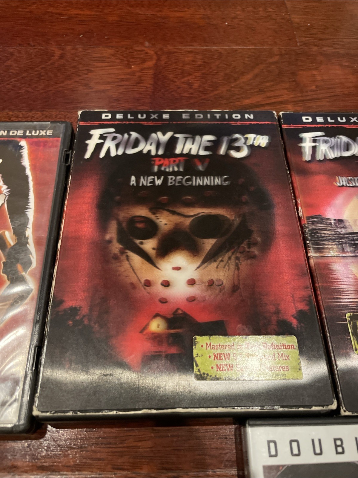 Friday the 13th DVD Lot Of 7 Some Deluxe Editions w/ Lenticular Sleeves See Desc