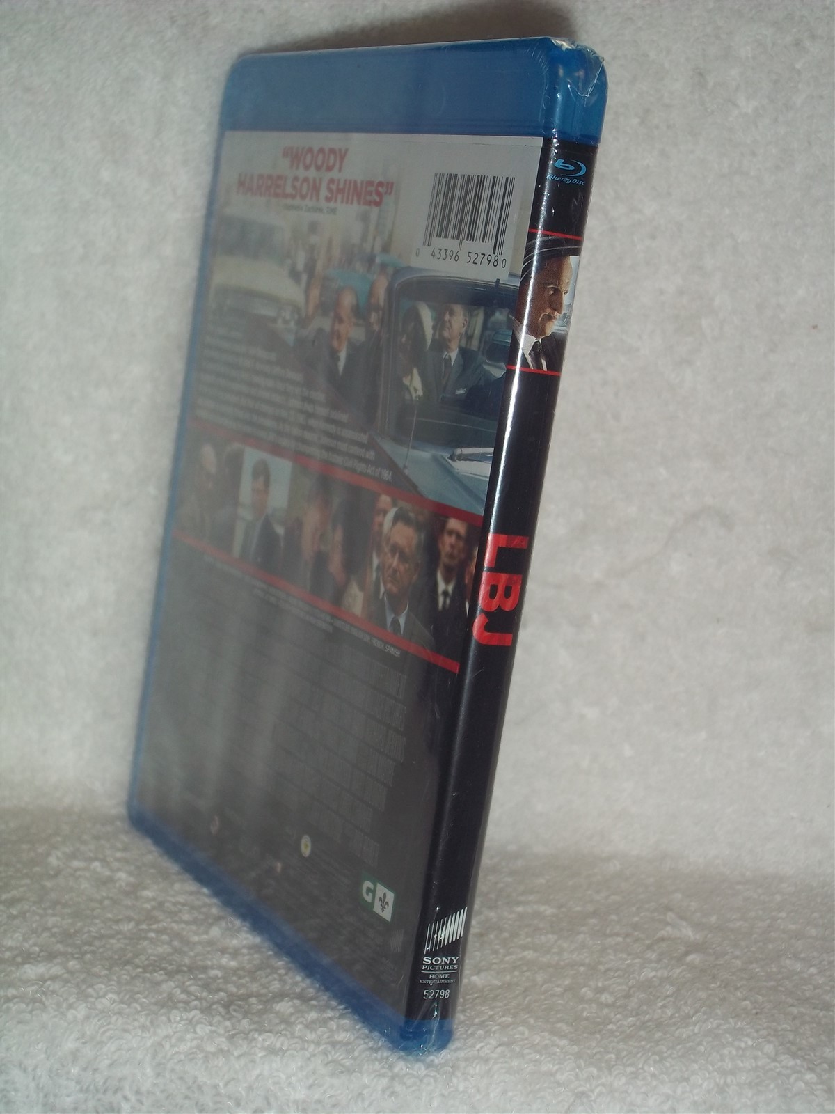 LBJ (Blu-ray, 2019) NEW Woody Harrelson Jeffrey Donovan political crime drama