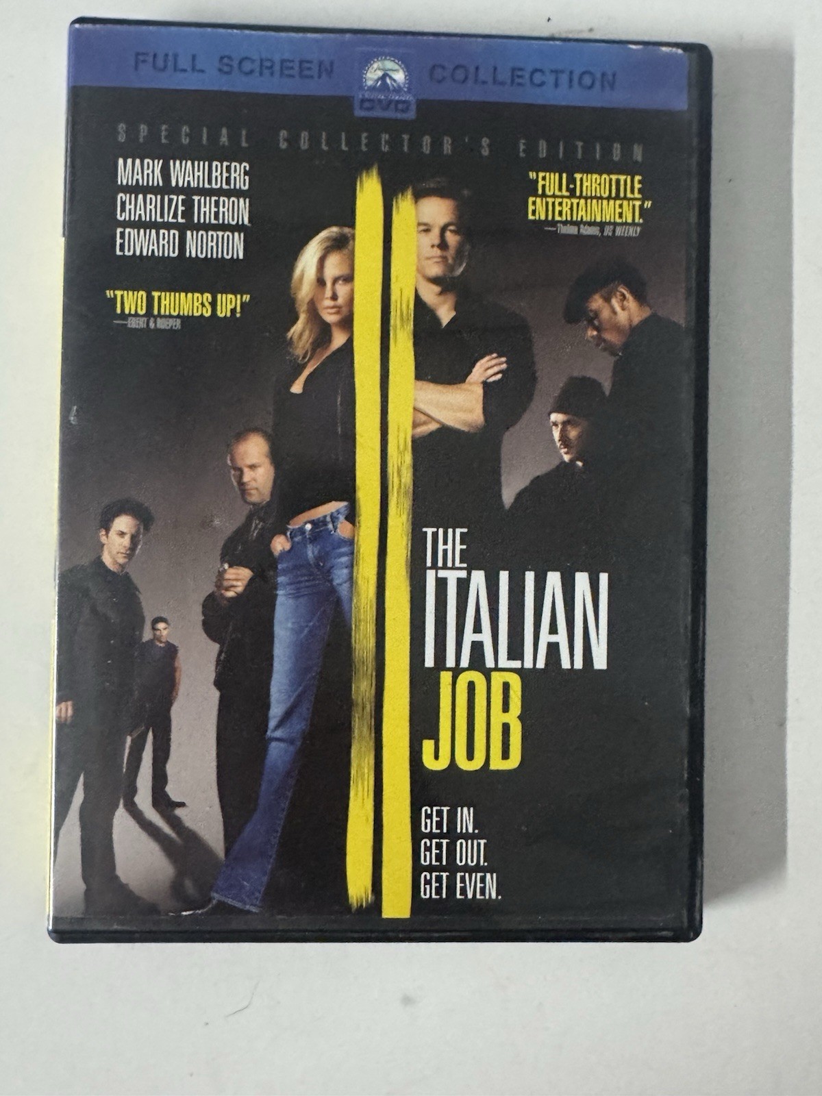 The Italian Job (DVD) 2003 Donald Sutherland Mark Wahlberg Edward Norton TESTED