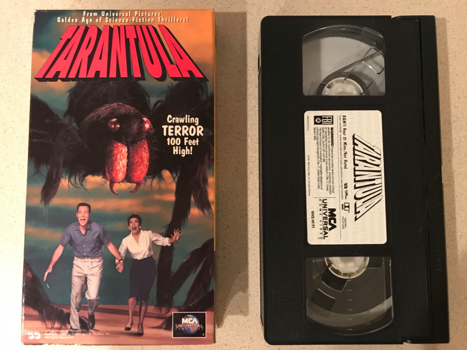 Tarantula (VHS, 1993) John Agar, Mara Corday, Leo G. Carroll