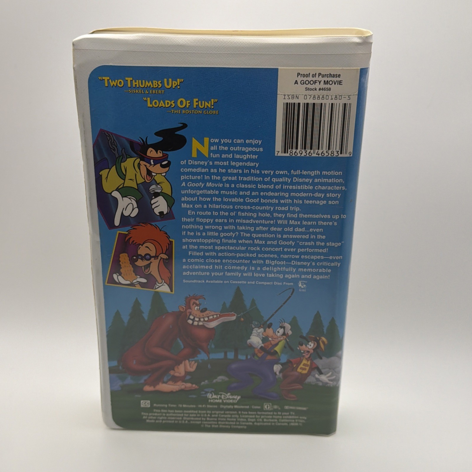 A Goofy Movie (1995) VHS – Walt Disney Pictures – White Clamshell – RARE Vintage