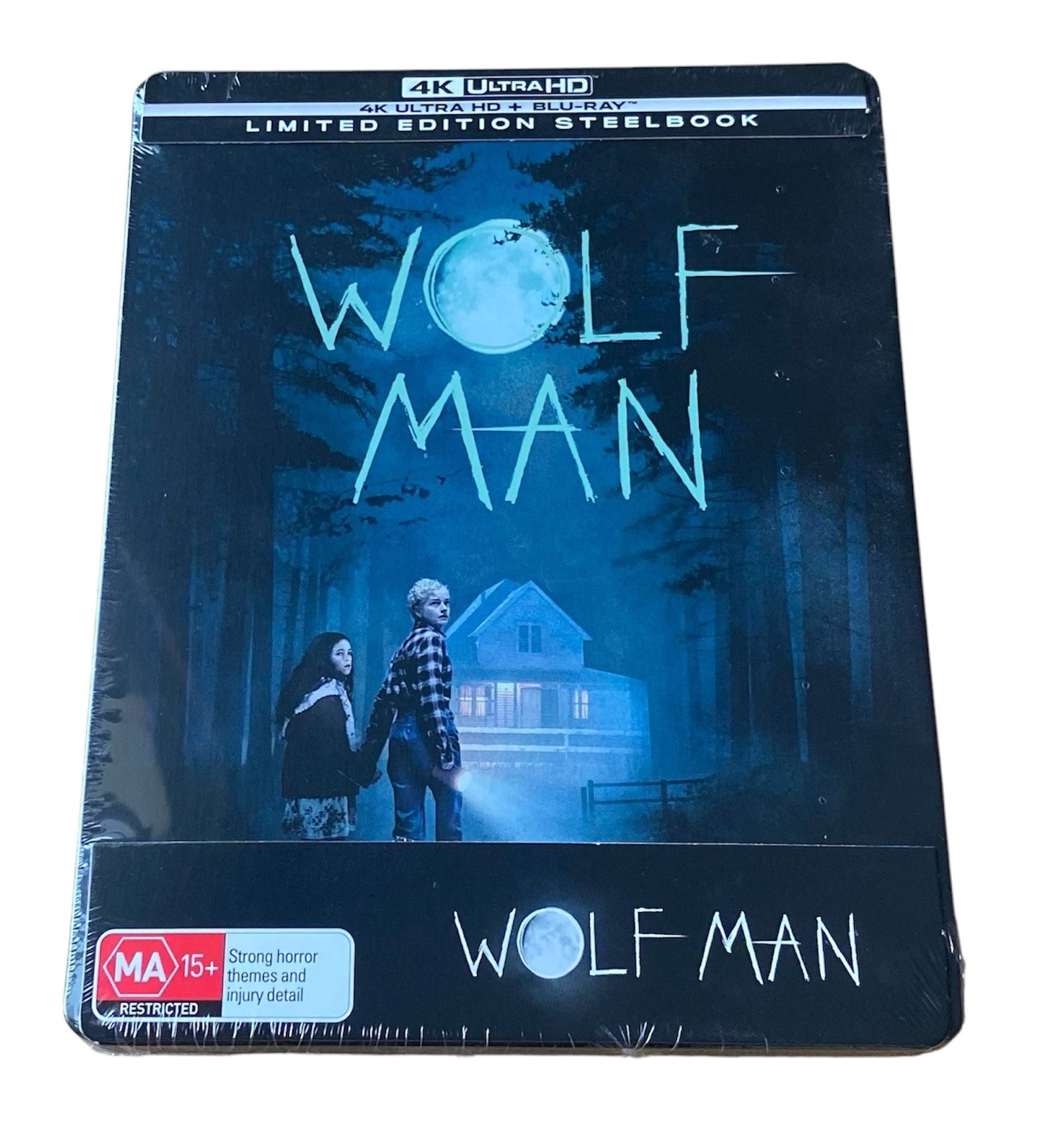 Wolf Man STEELBOOK 4K UHD + Blu Ray Limited Edition Free Post MA15+ Region Free