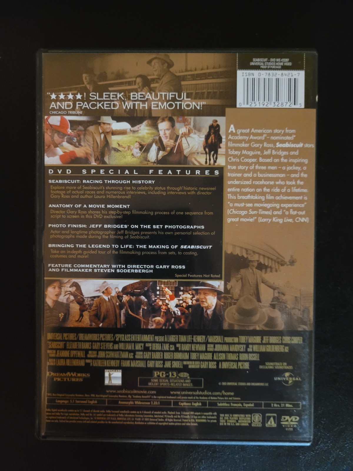 Seabiscuit (DVD, 2003)