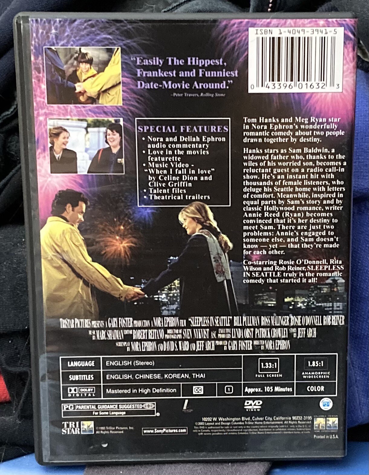 Sleepless in Seattle (10th Anniversary Edition) – Comedy,Drama,Romance DVD