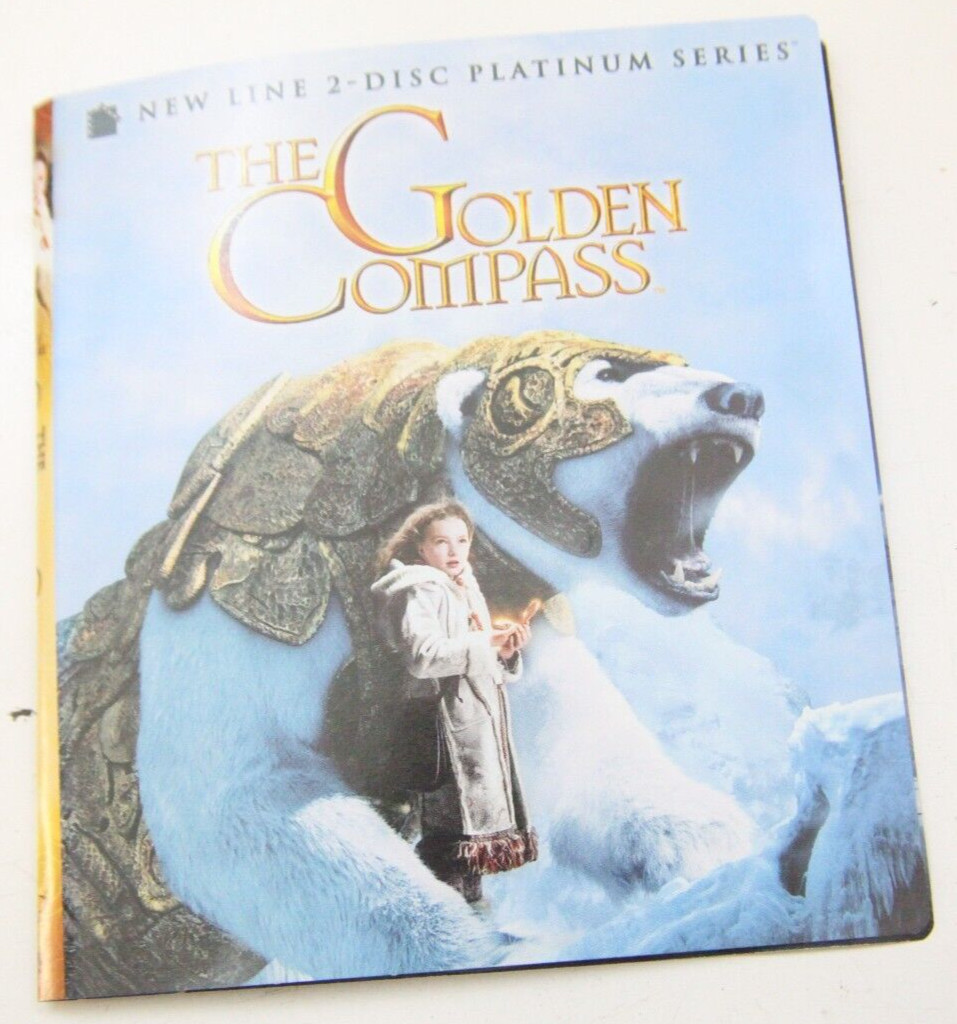 The Golden Compass Blu-Ray 2007 2-Disc New Line Platinum Series Movie Film BB394