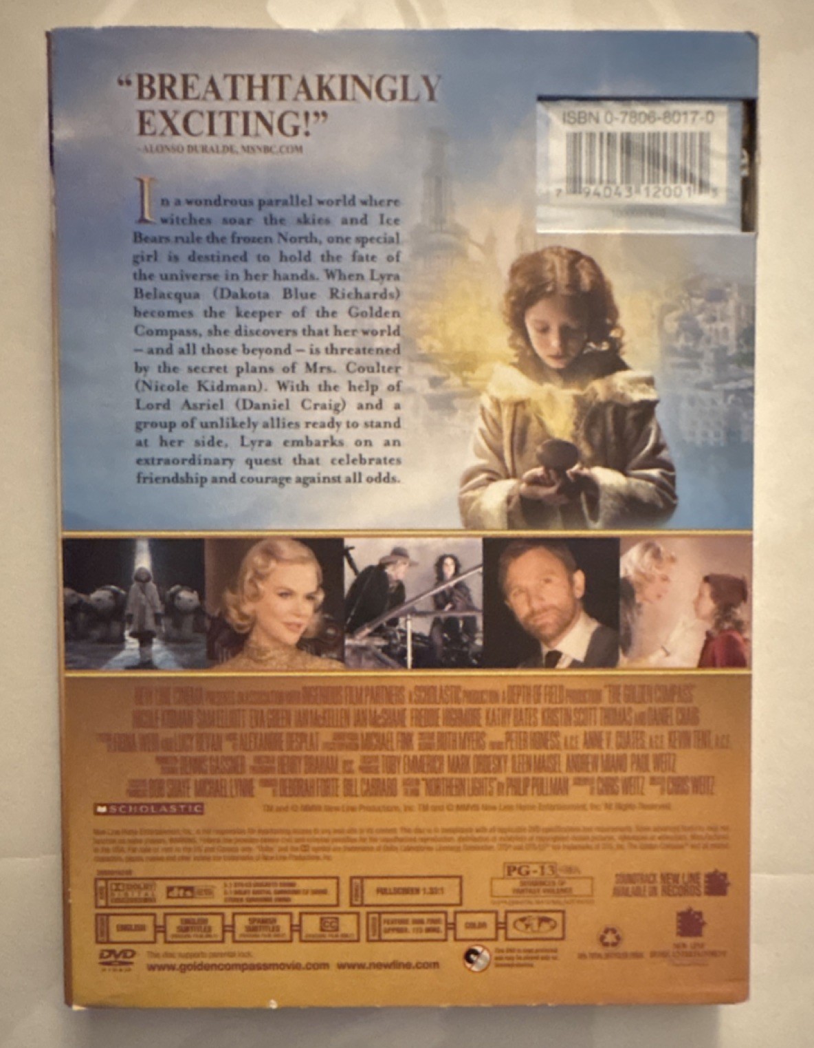 The Golden Compass Full Screen DVD
