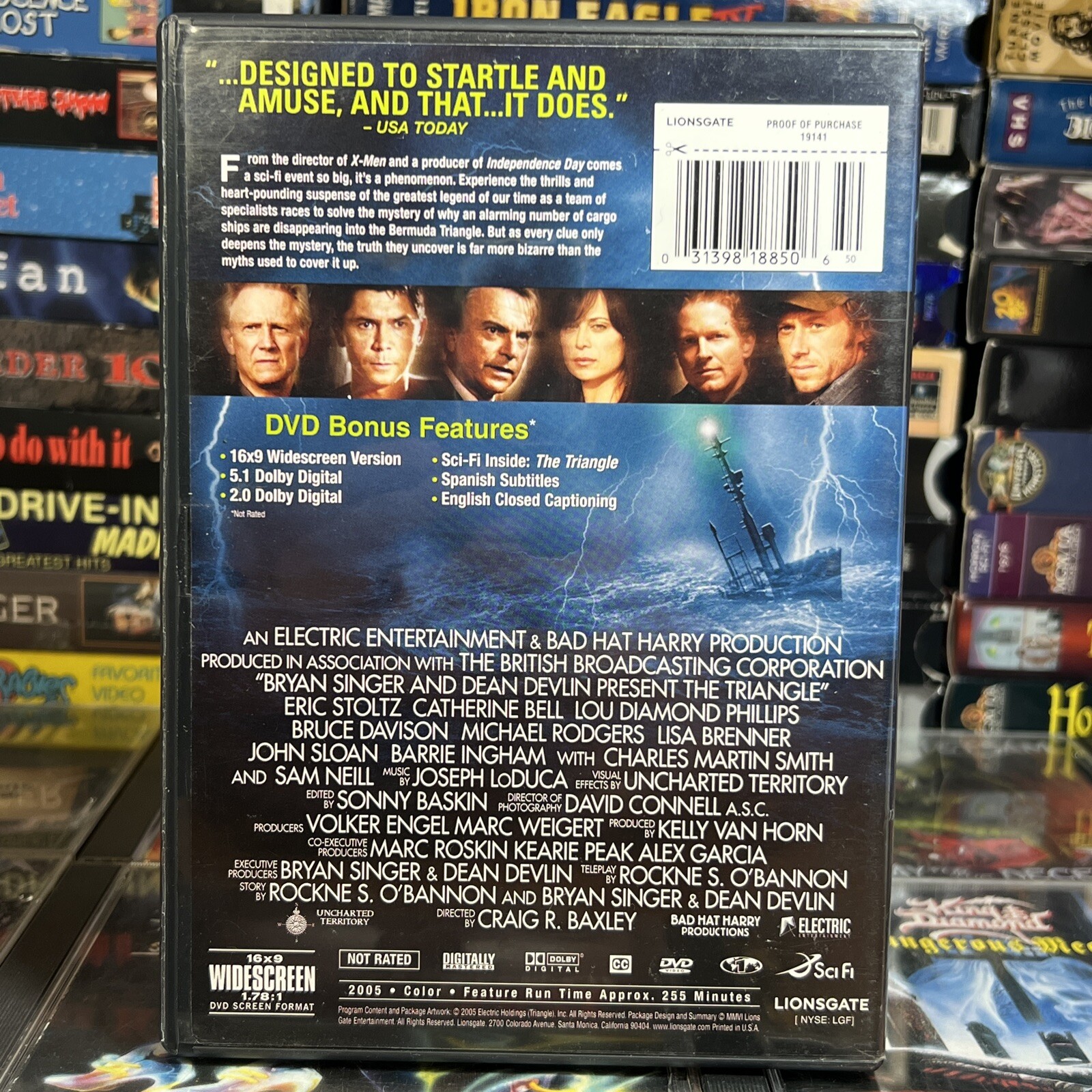 The Triangle 2006 DVD Eric Stoltz Sci-Fi Bermuda Drama Thriller TV Miniseries