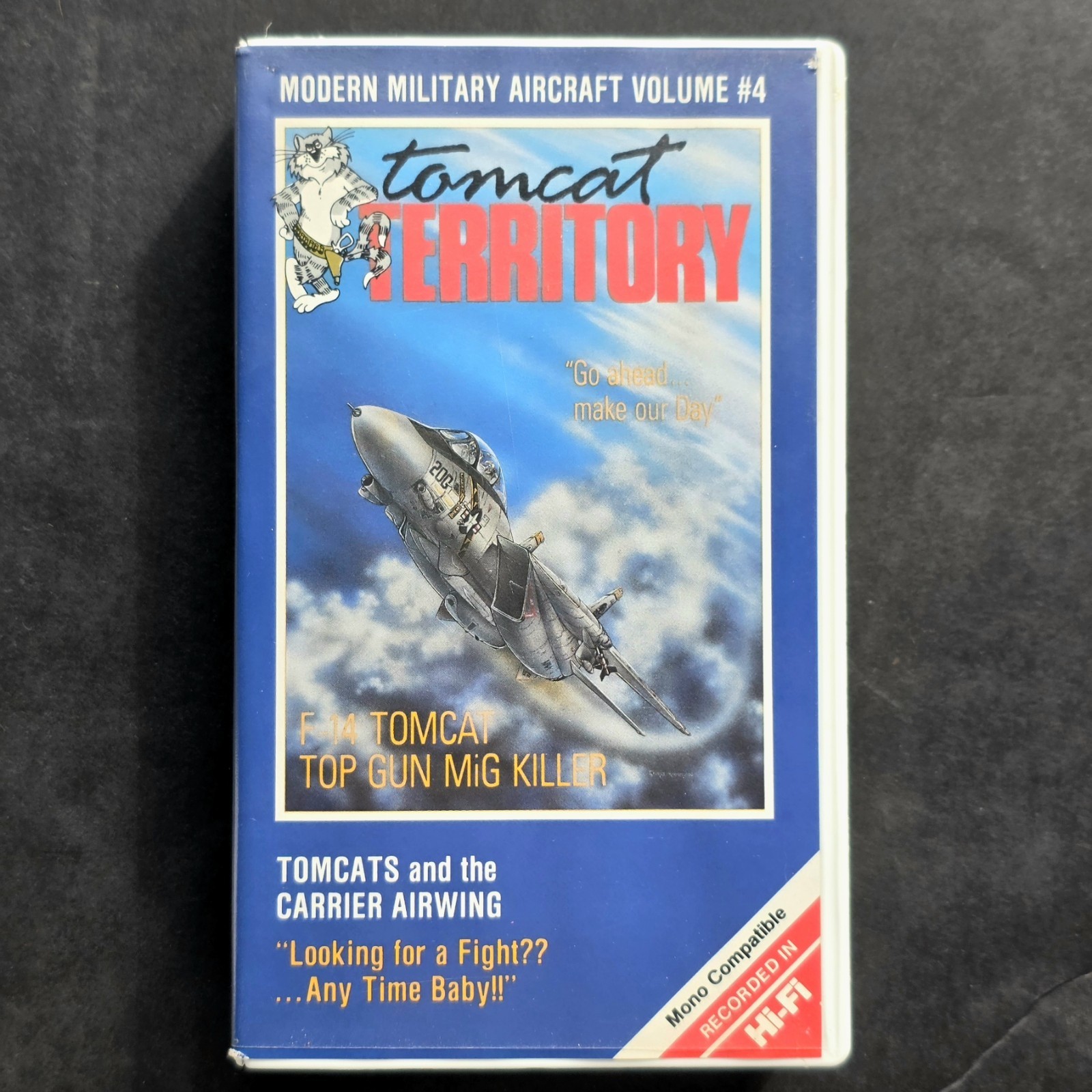 TOMCAT TERRITORY – F-14 Top Gun MiG Killer – Modern Military Aircraft #4 – VHS