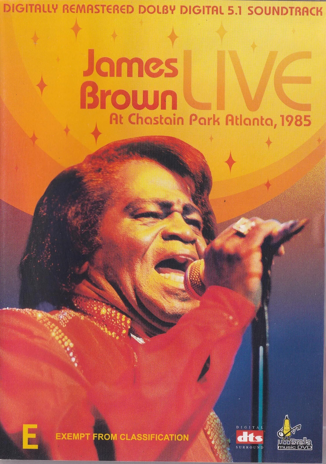 JAMES BROWN – Live At Chastain Park Atlanta, 1985 DVD Region Free PAL SirH70