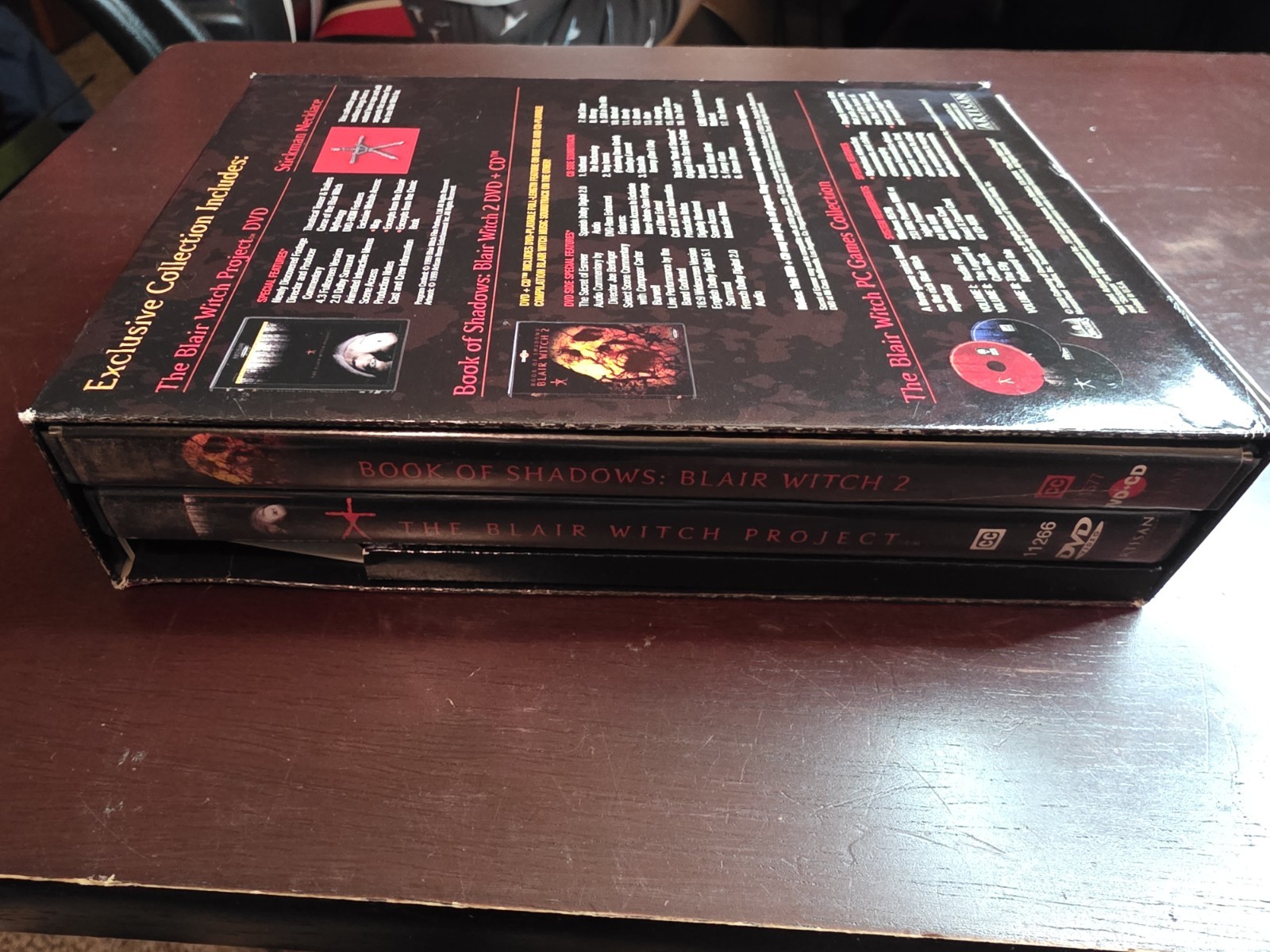 The Blair Witch Experience (DVD, 2001, 2-Disc Set, W Games & Necklace)