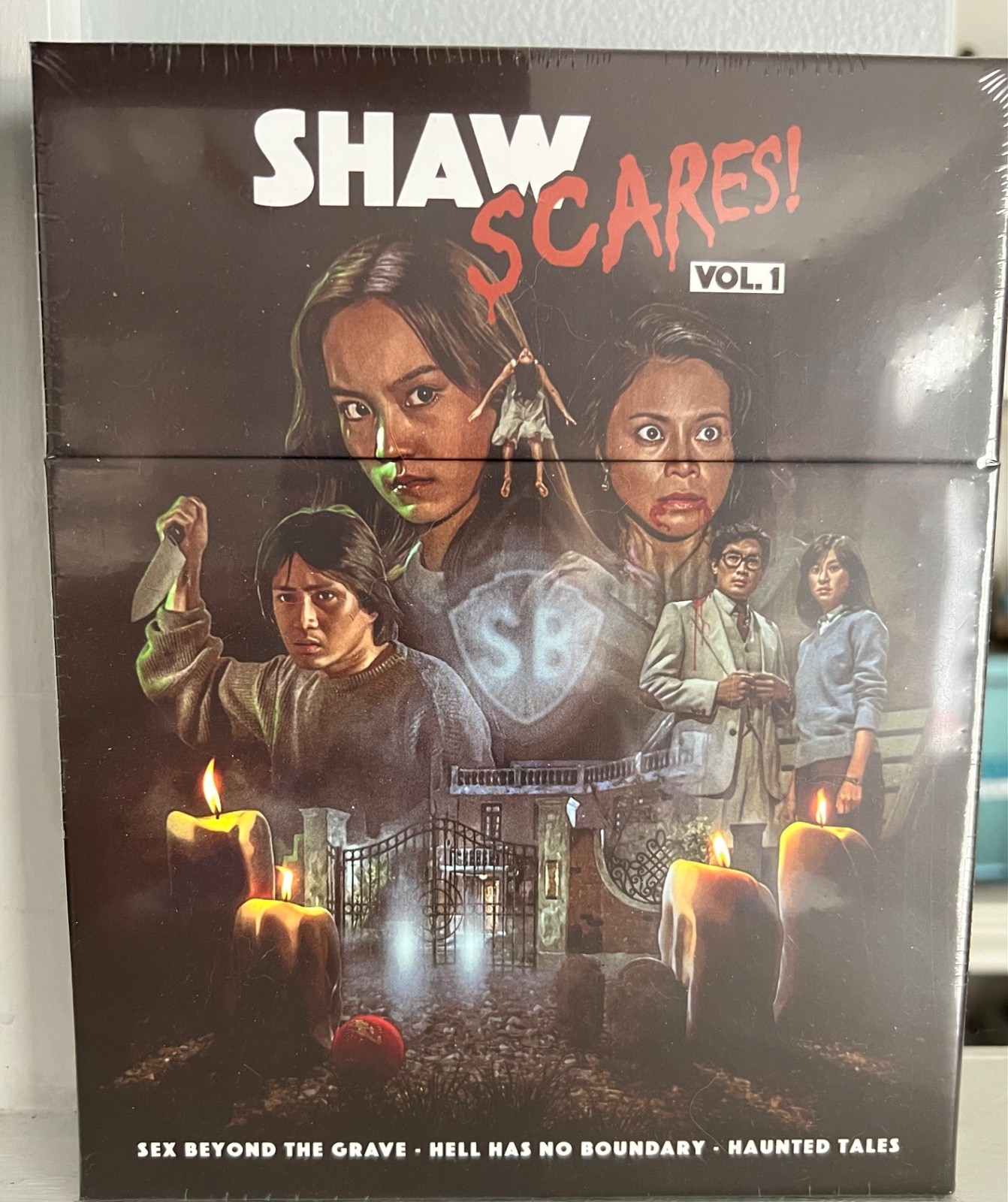 SHAW SCARES Vol. 1 Blu-ray Box Set Vinegar Syndrome horror NEW SEALED