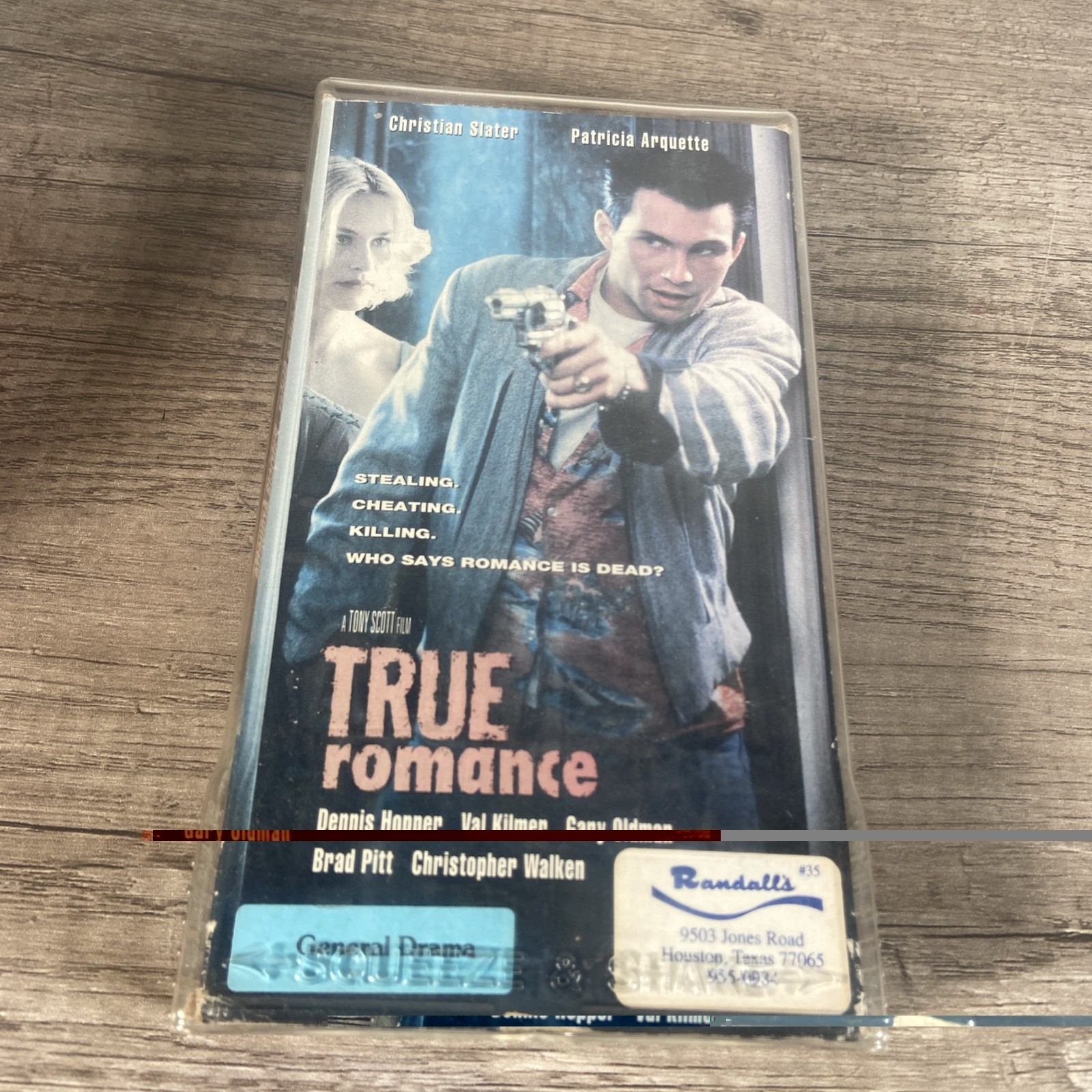 True Romance 1993 VHS Rare HTF Original Release Version Tested