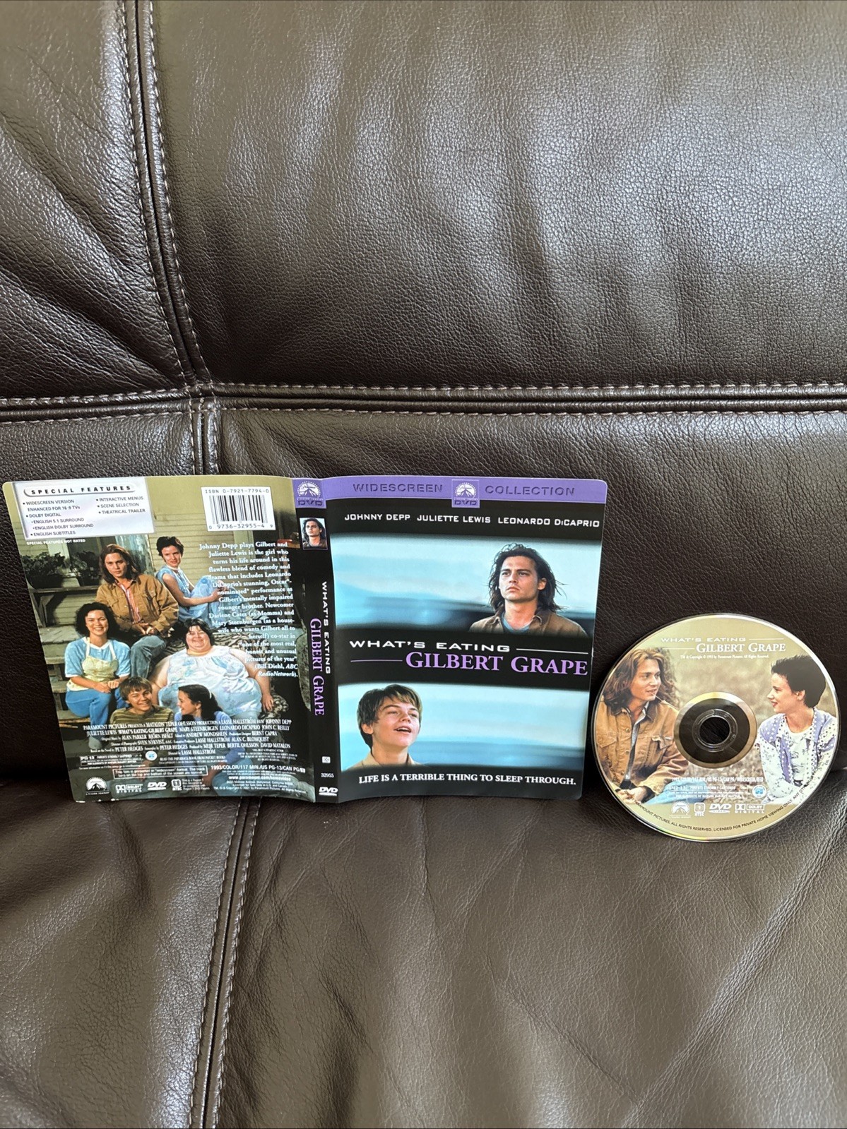 What’s Eating Gilbert Grape (DVD, 1993) Johnny Depp, Juliette Lewis, No Case