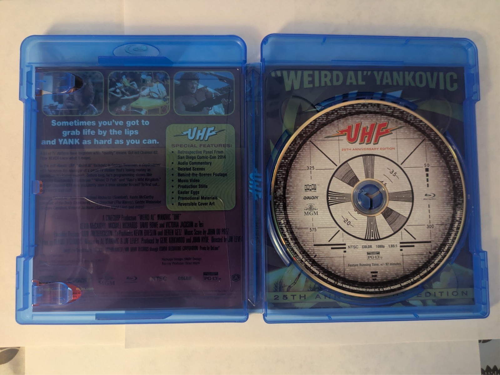 UHF (25th Anniversary Edition) (Blu-ray, 1989)
