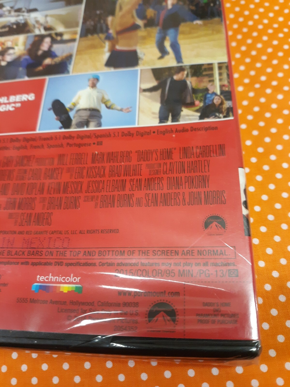 Daddy’s Home (NEW DVD, 2015) Will Ferrell and Mark Wahlberg, Linda Cardellini