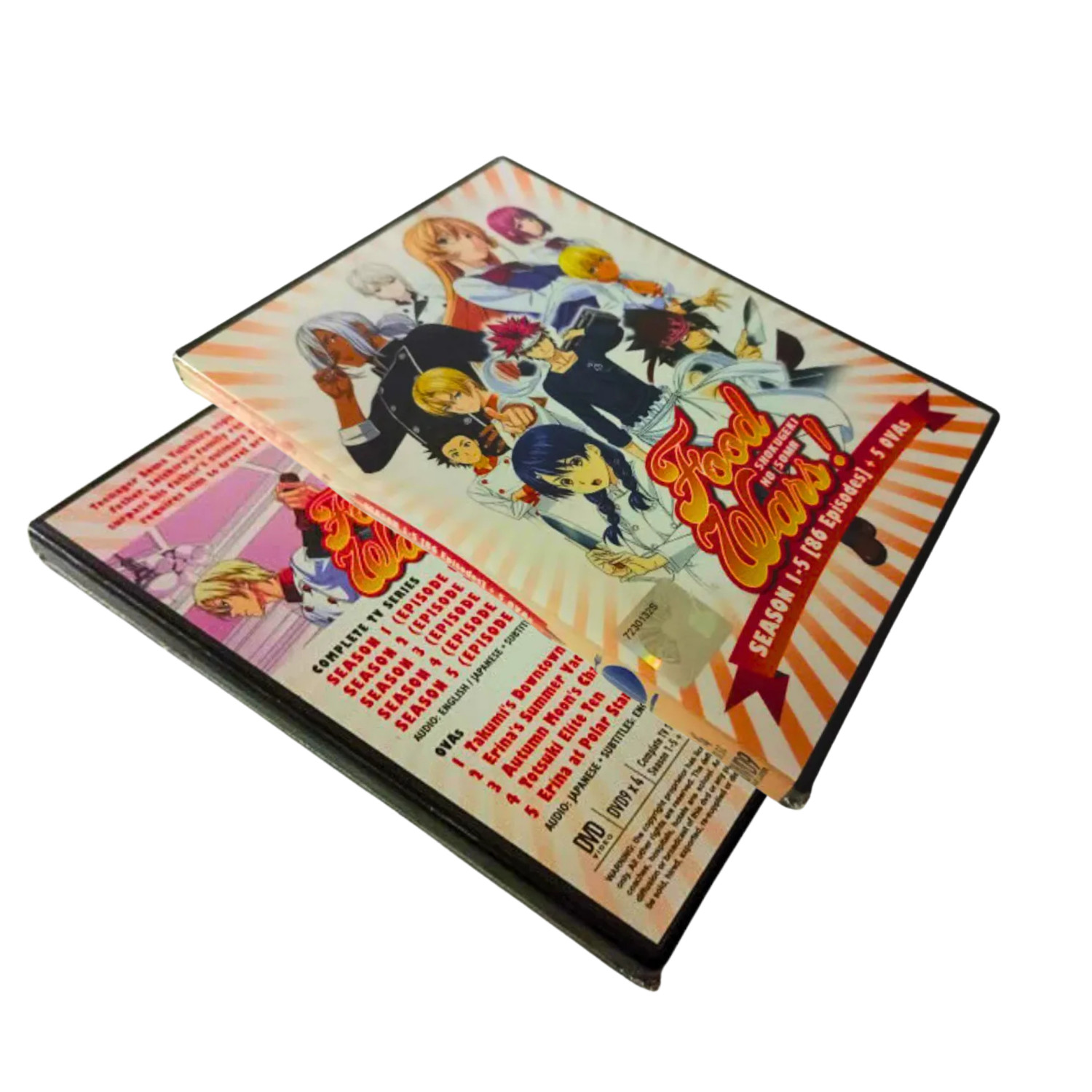 Anime DVD Food Wars! Shokugeki No Soma Season 1+2+3+4+5 (1-86 End)+5 OVA English