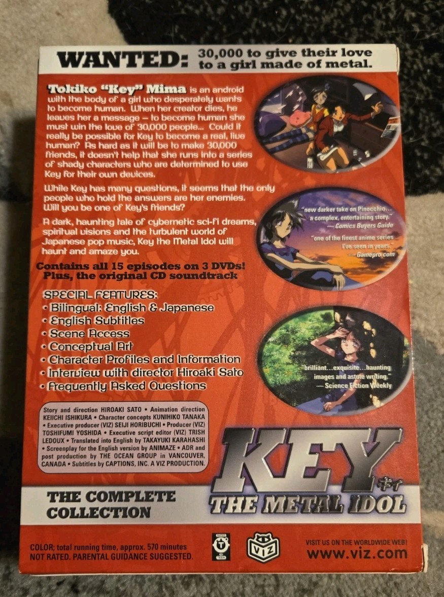 Key The Metal Idol – The Complete Collection Dvd
