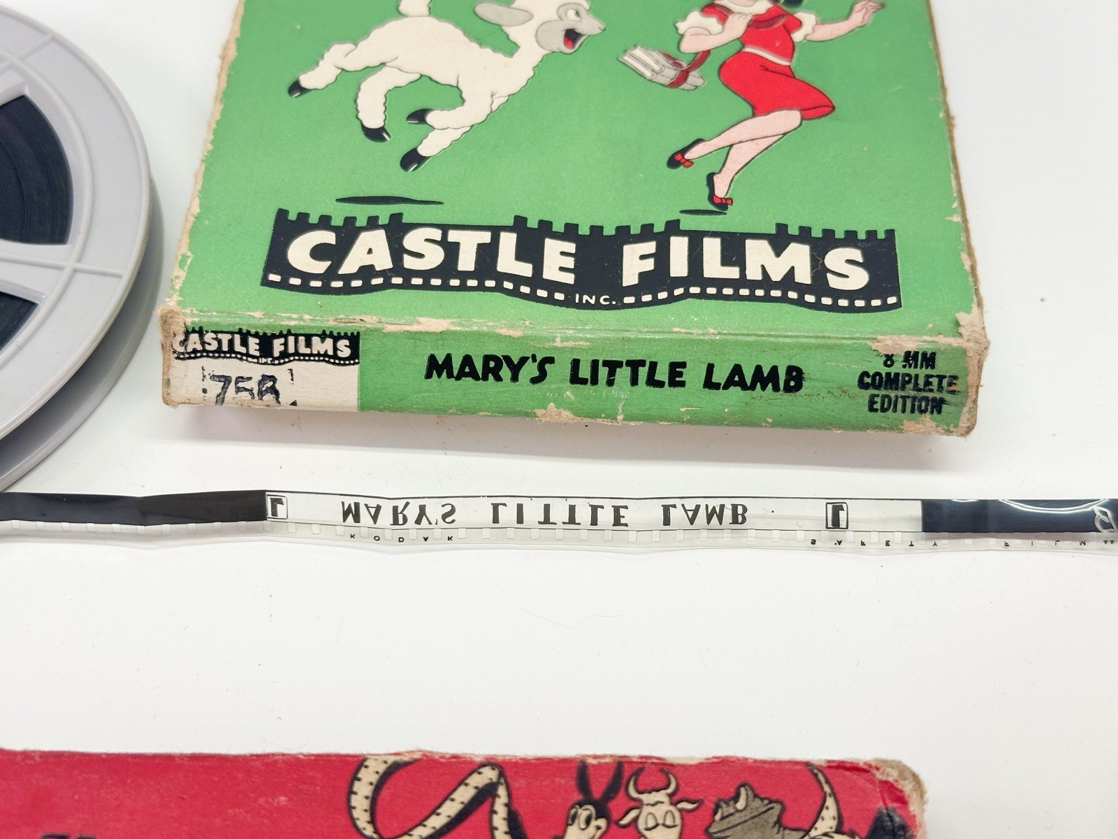 Vintage Castle Films 8mm Silent Film Cartoon Lot Bruins Mary Terry Toons
