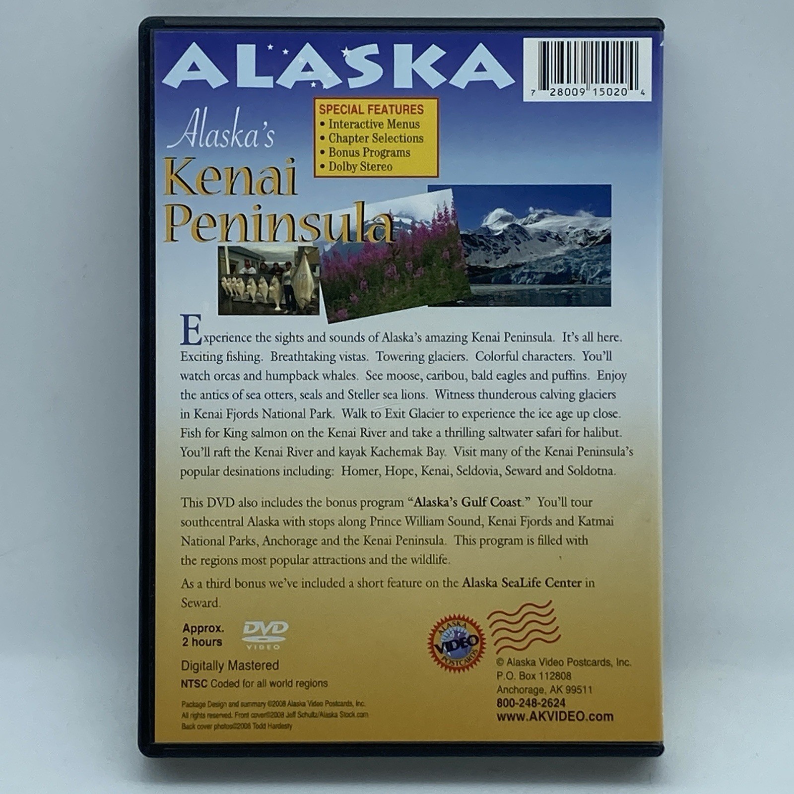 Alaska’s Kenai Peninsula DVD 2008 Natural World Kenai Fjords National Park