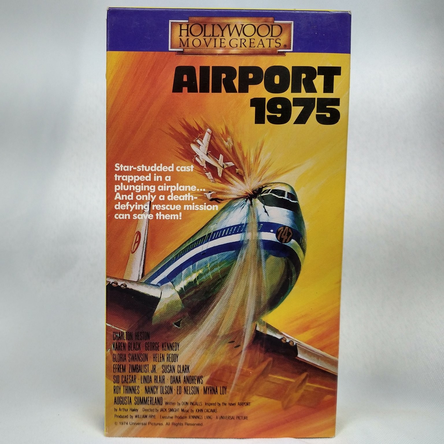 Airport 1975 VHS 1974 Disaster Drama Hollywood Movie Greats GoodTimes