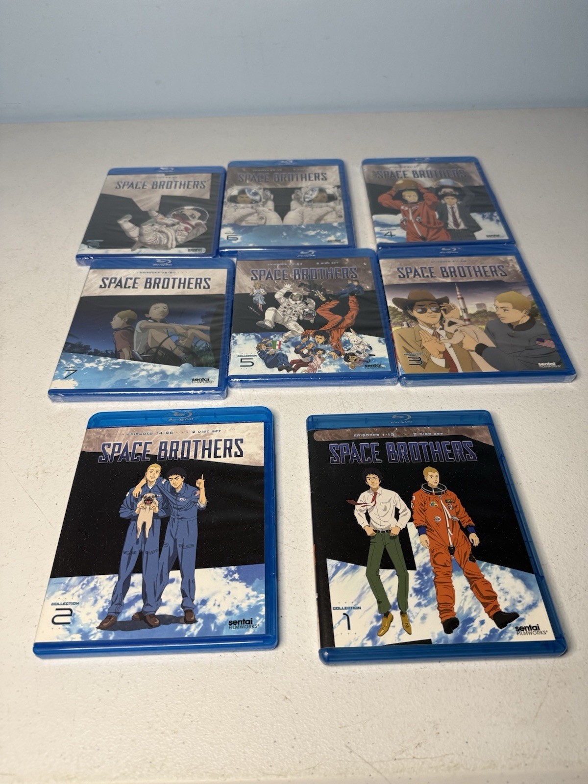 Space Brothers Complete TV Anime Series BLU-RAY Volume 1 2 3 4 5 6 7 8 Set OOP
