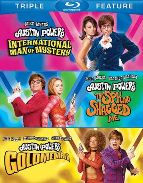 Austin Powers Trilogy Blu-ray Mike Myers NEW
