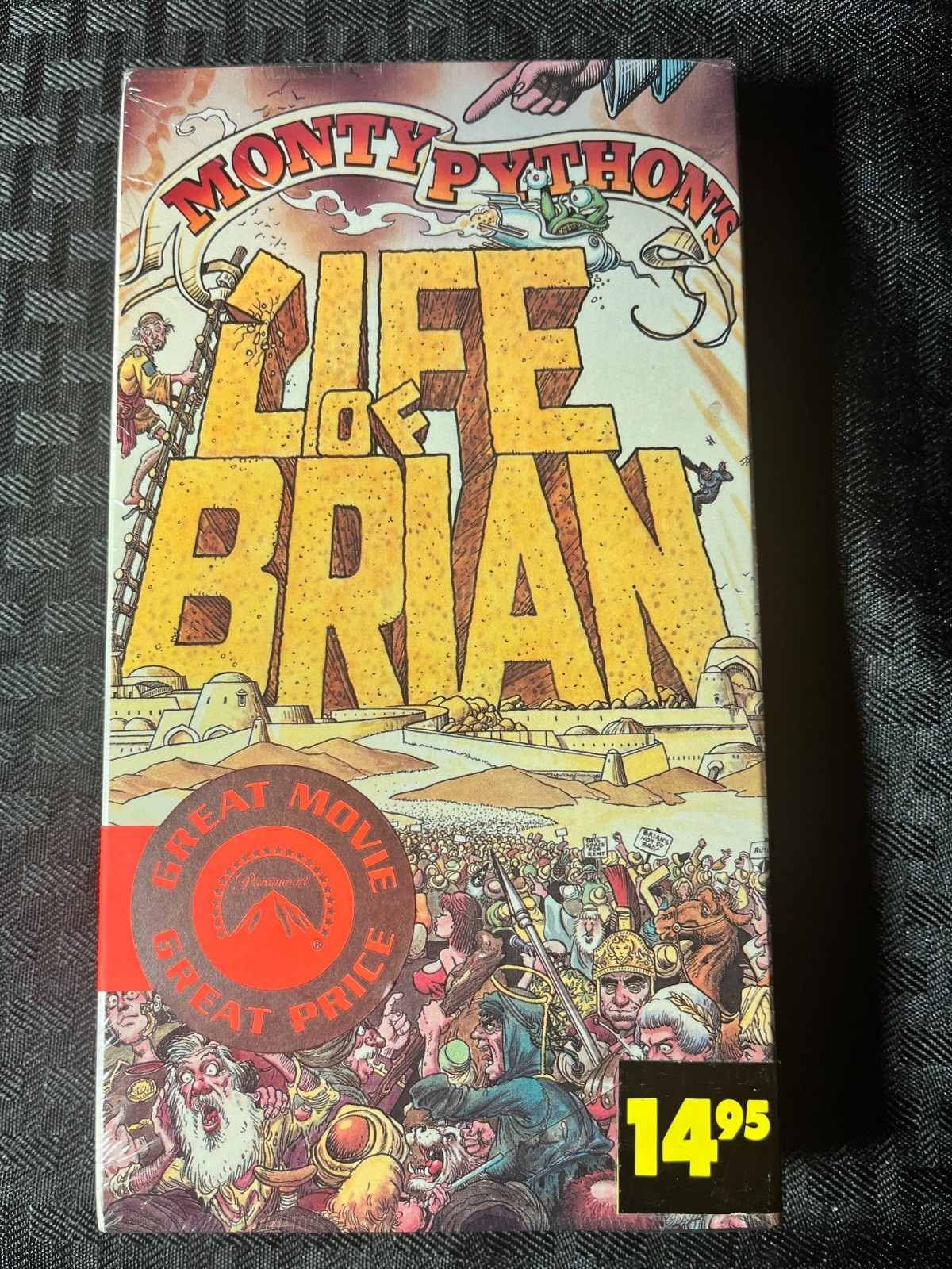 Monty Python Life of Brian VHS Factory Sealed with Watermark 1990