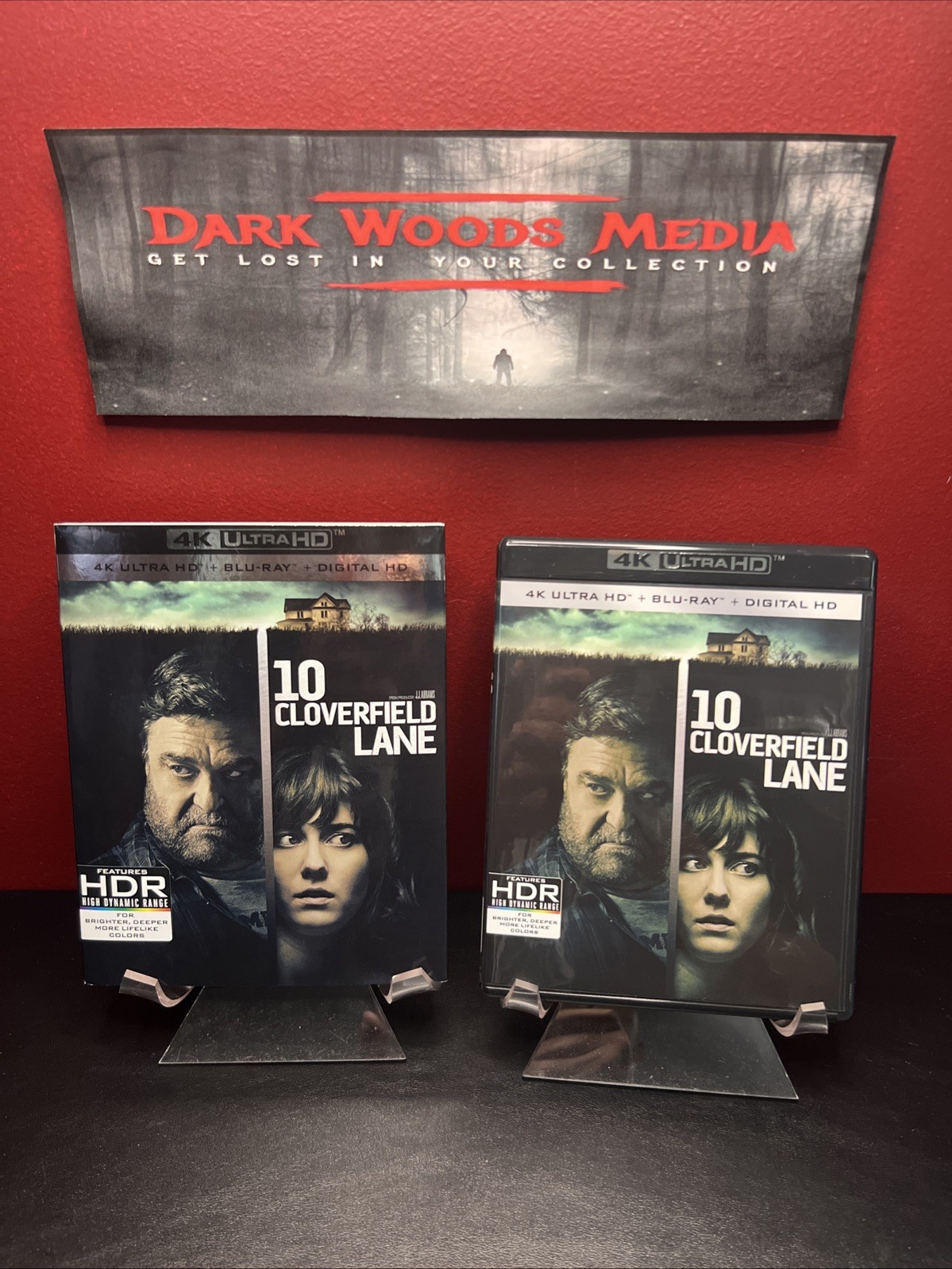 10 Cloverfield Lane (4K UHD+Blu-ray+***NEAR MINT*** Slipcover, 2016) Like NEW!