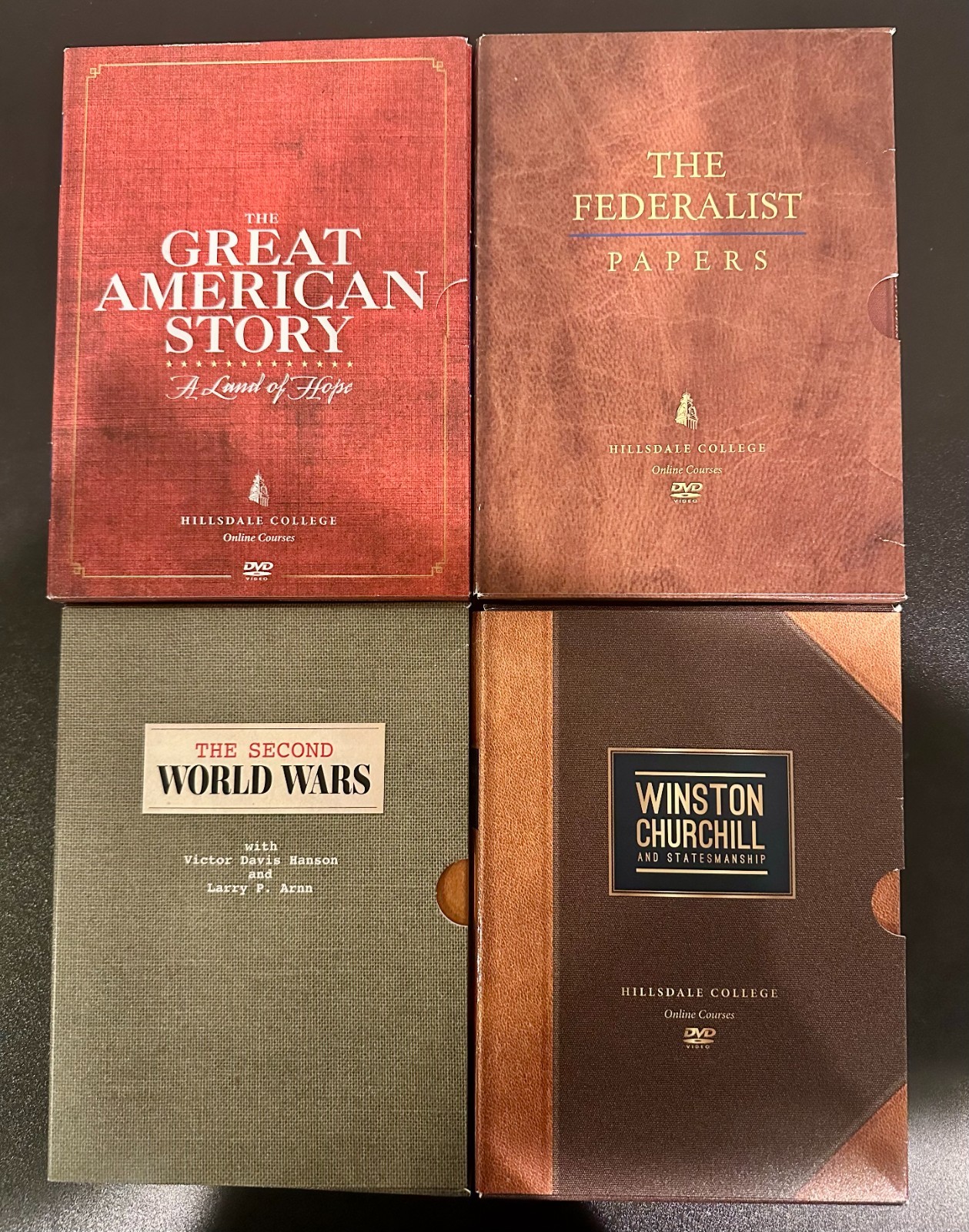 Hillsdale College Online Courses DVD Lot of 4 (The Second World Wars, etc)