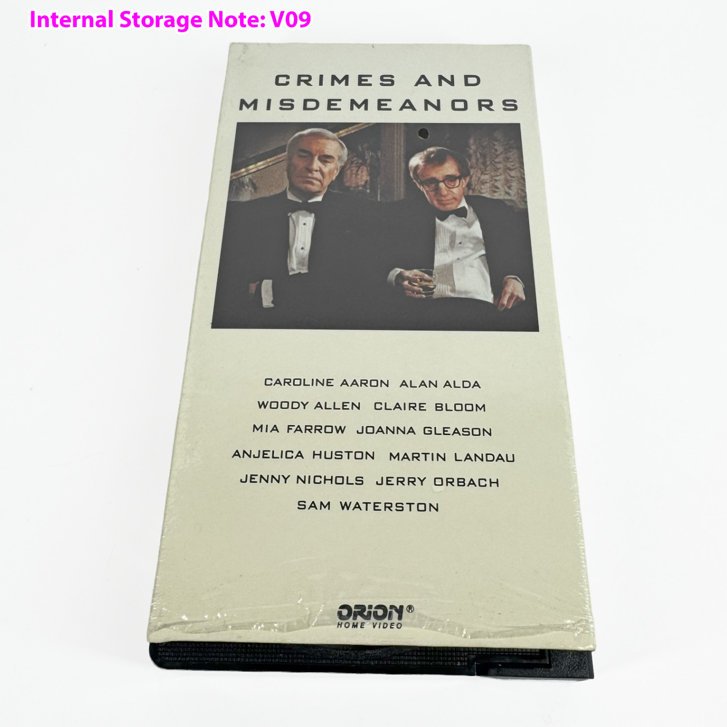 Crimes and Misdemeanors VHS 1989 Drama Comedy Woody Allen