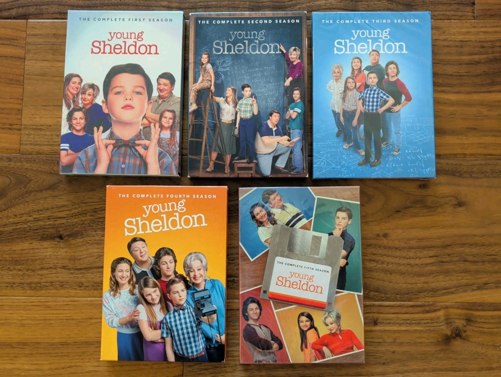 Young Sheldon Seasons 1 2 3 4 5 Seasons 1 3 and 5 are Brand New and Sealed