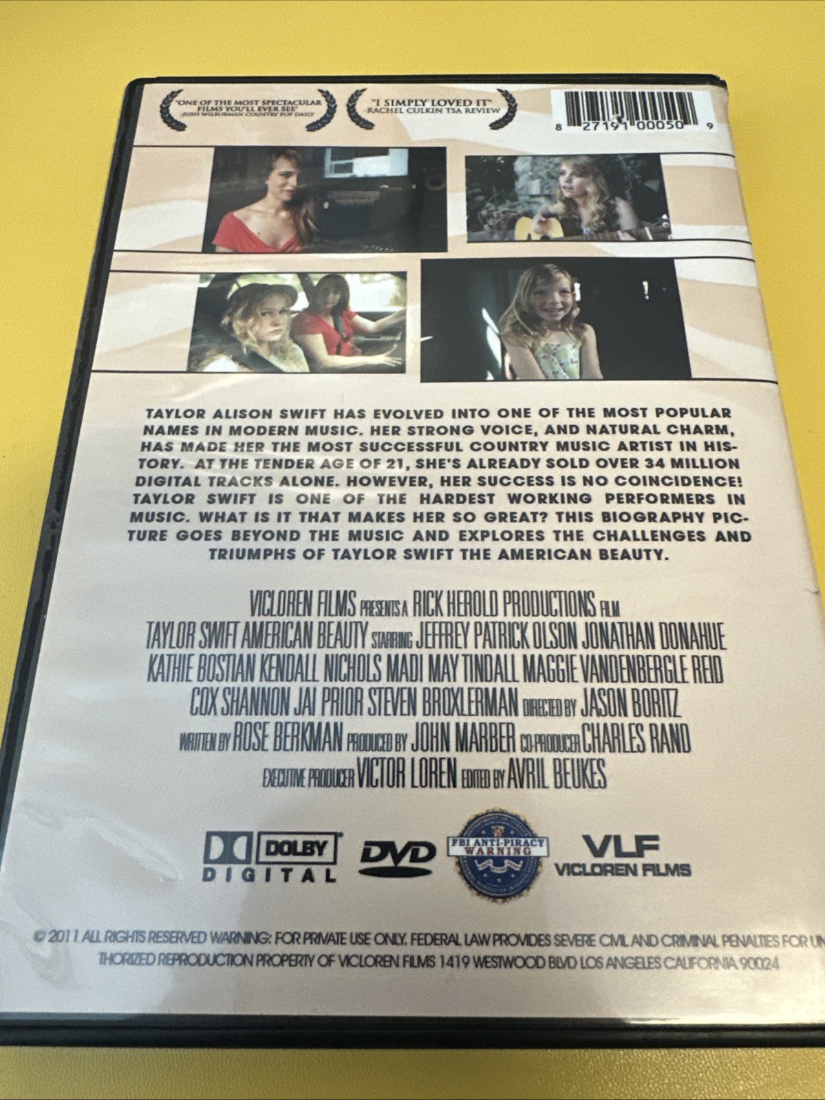 Taylor Swift: American Beauty (DVD, 2011)