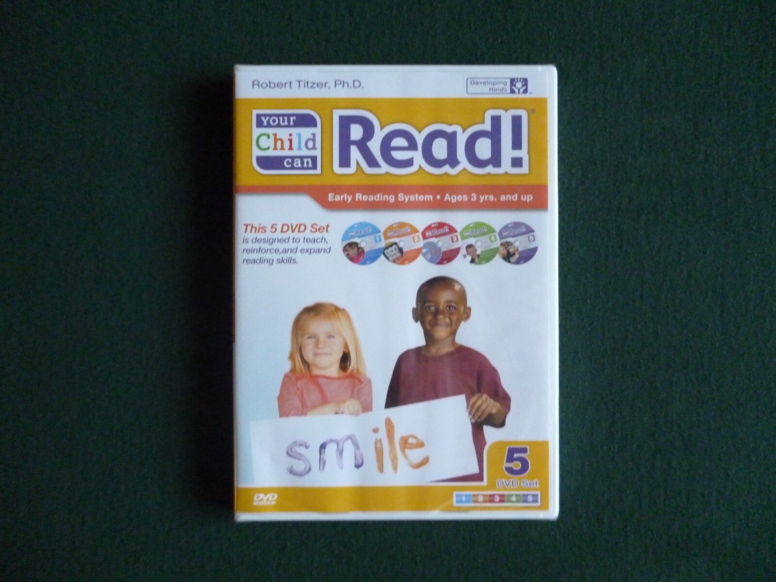 YOUR CHILD CAN READ! DVD 5 DISC-SET BY ROBERT TITZER SEALED BRAND NEW!