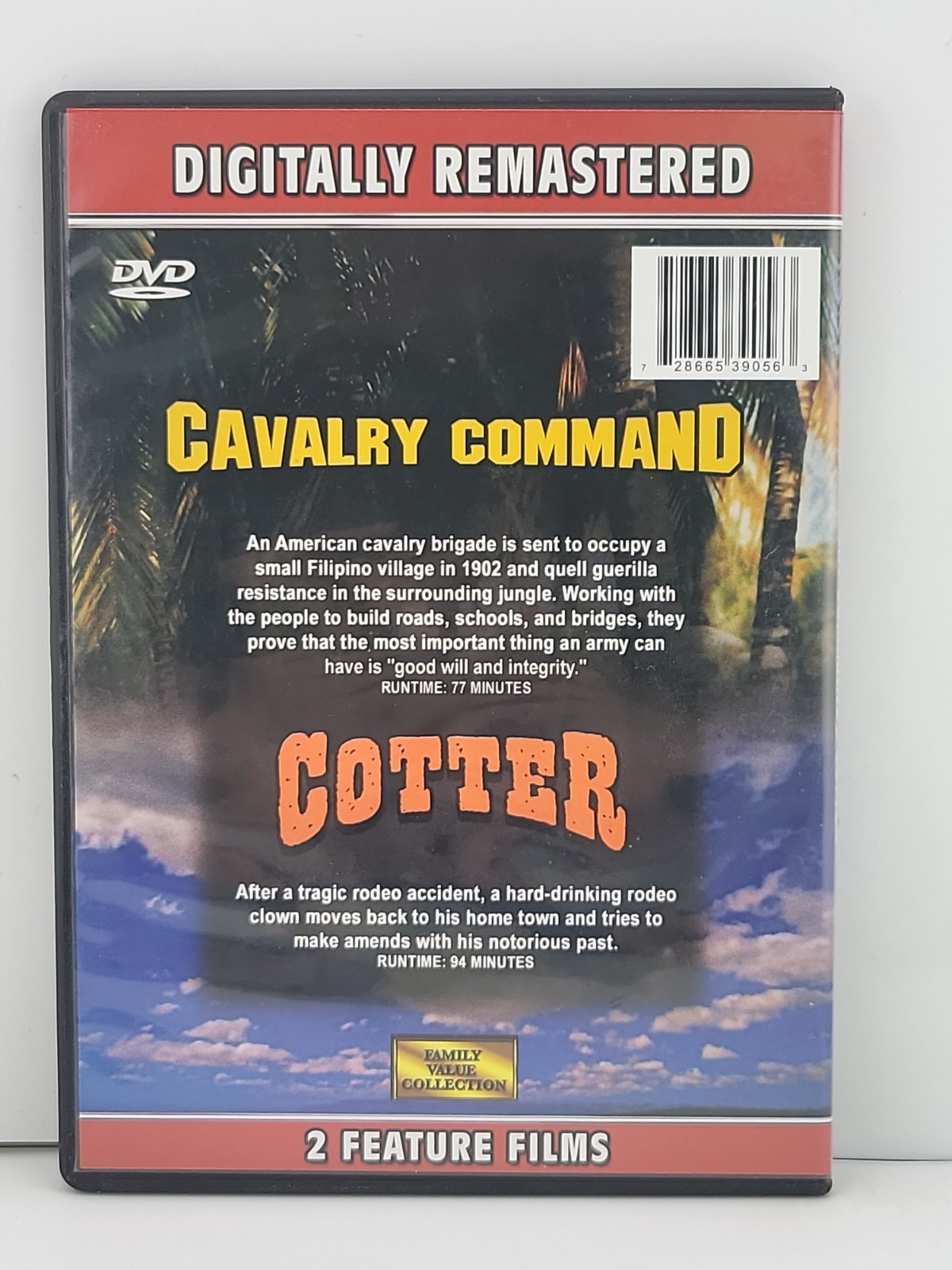 Calvary Command and Cotter – DVD By John Agar,Richard Arlen